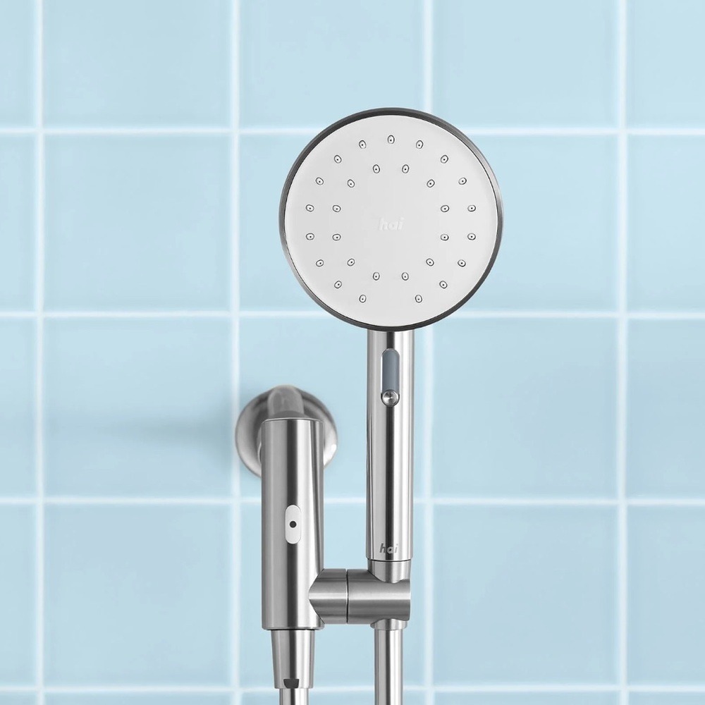 NEW HAI Smart Spa-Shower System Showerhead Renter Friendly Bluetooth 1.8GPM Moon